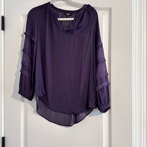 Simply Vera Vera Wang Deep Purple Blouse
